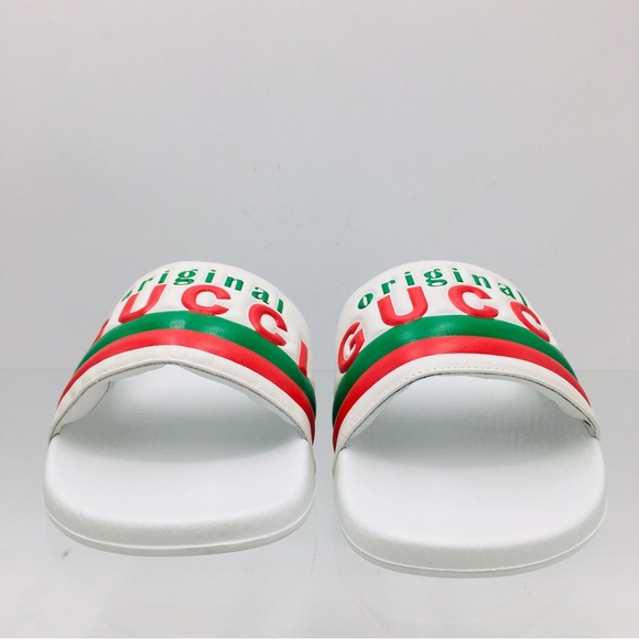 Gucci 630606 DIROO 9014  Slide Flip Flops - Women’s Size US 10 - Picture 5 of 14